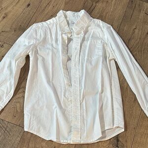Wonder Nation White Button Down Kids' Shirt